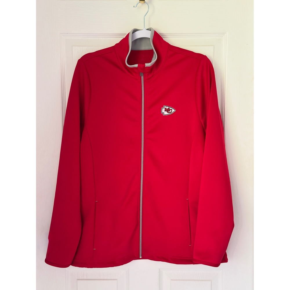 Antigua Kansas City Chiefs Women's Leader Jacket XL Red Full Zip #100695